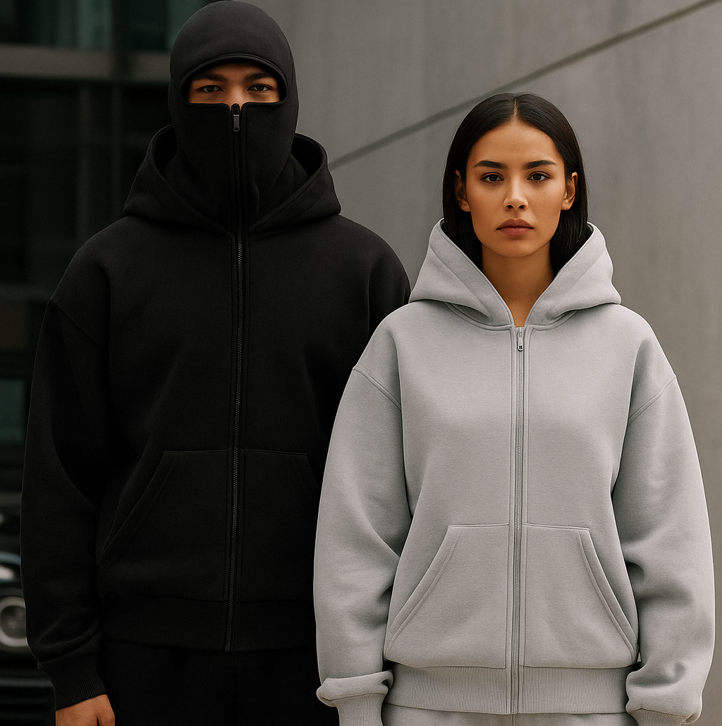 Moletom Unissex com Zíper e Capuz Integrado - Imagem 2