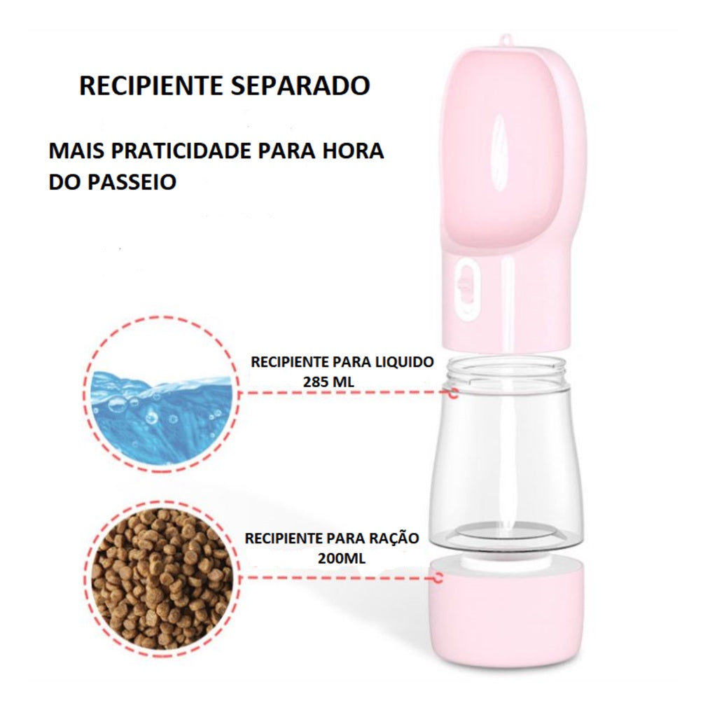 Garrafa 4 em 1 Multifuncional para Pets - Imagem 8
