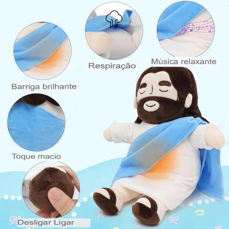 Pelúcia de Jesus que Respira - Acalma a Alma e Tira a Ansiedade - Imagem 6