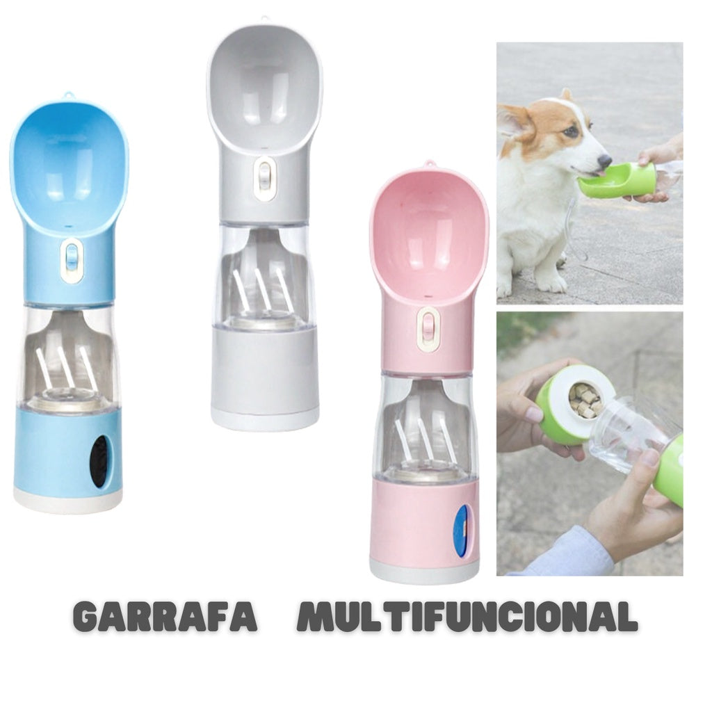 Garrafa 4 em 1 Multifuncional para Pets - Imagem 2