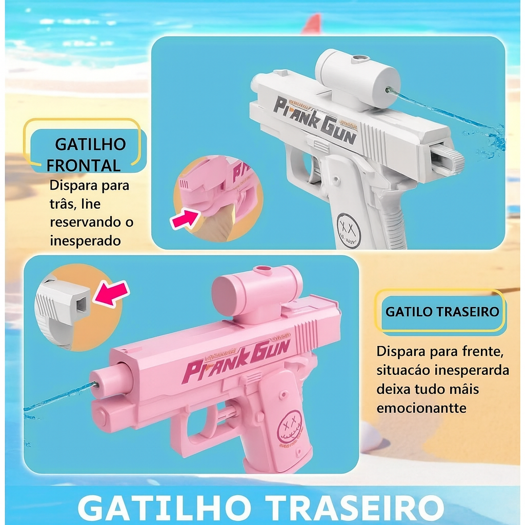 Pistolinha de Água Reversa Para Pegadinhas - Diversão Garantida - Imagem 7