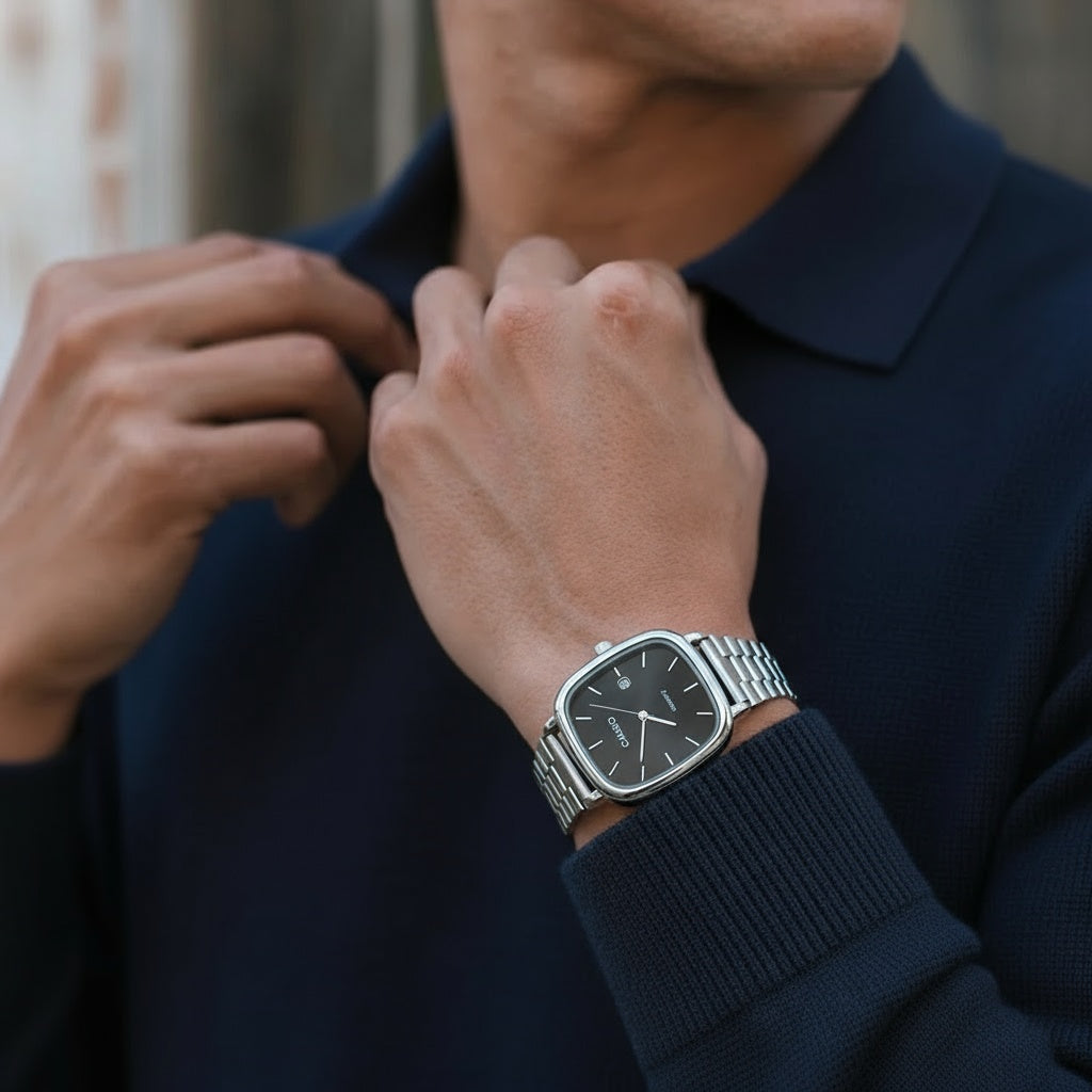 Relógio CASIO Vintage Ultra Luxo - Resistente à água | Aço Inoxidável - Imagem 7