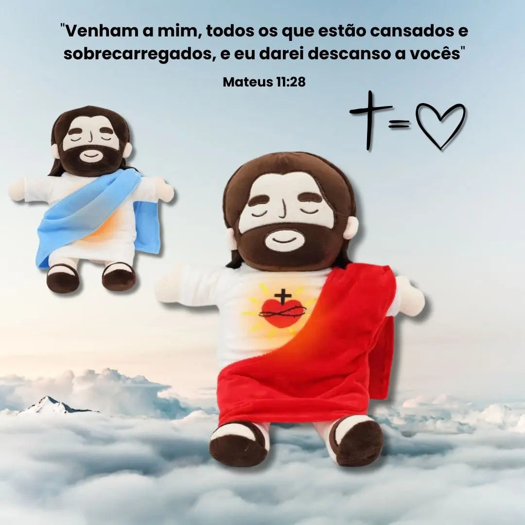 Pelúcia de Jesus que Respira - Acalma a Alma e Tira a Ansiedade - Imagem 5