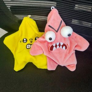 Patrick e Star - Brinquedo de Pelúcia que se Mexe