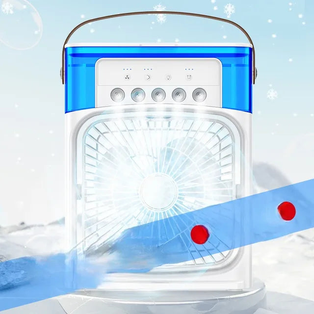 Ventilador Umidificador Portátil Com Reservatório para Água e Gelo - Imagem 8