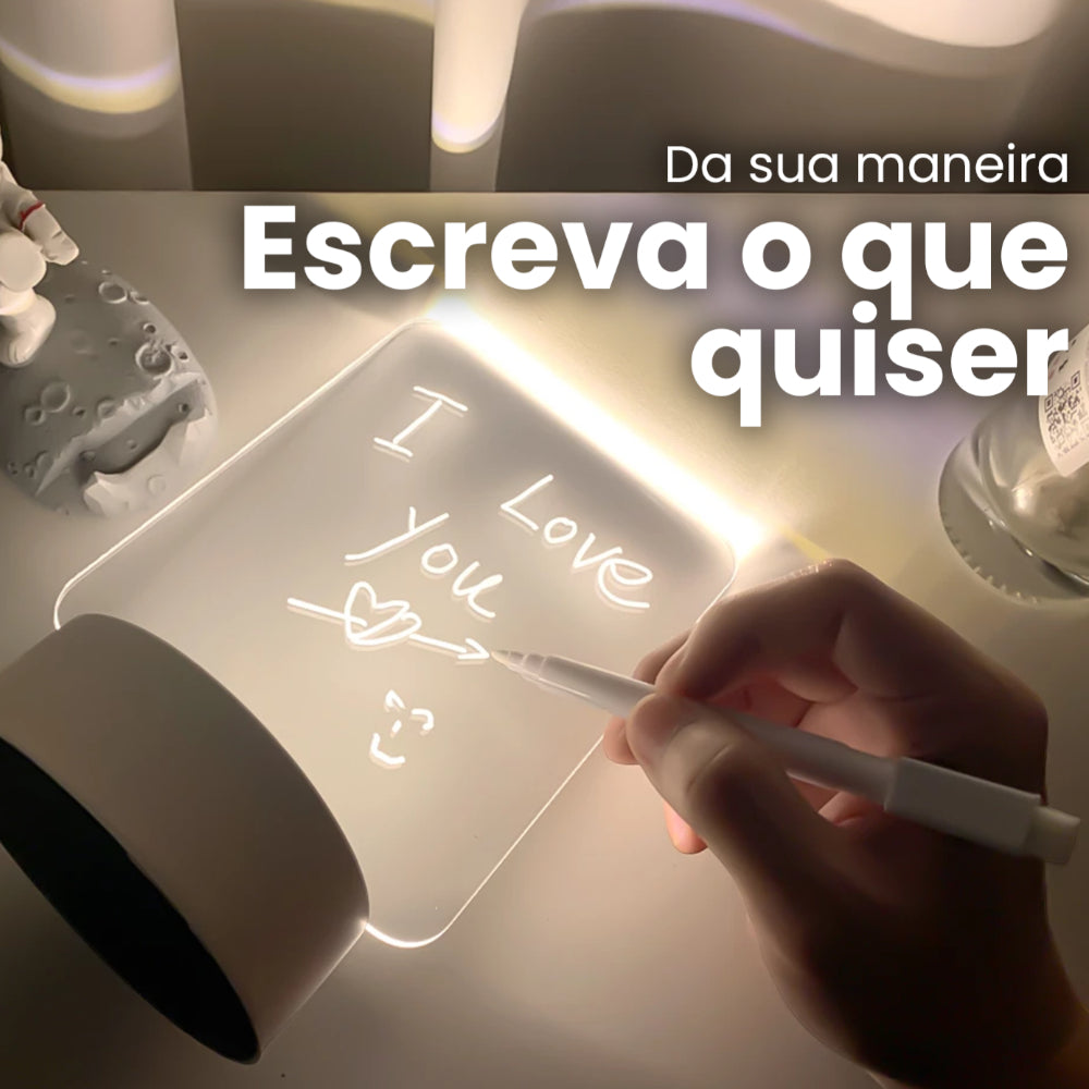 Luminária Mágica de Recados e Desenhos Iluminados - O Presente Perfeito Para a Sua Pessoa Favorita! - Imagem 11