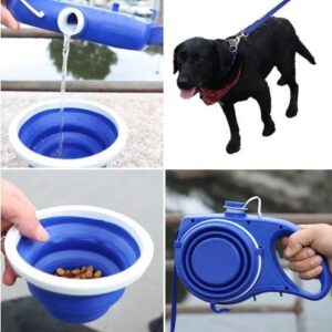 Coleira Guia Retrátil 5 em 1 para Pets