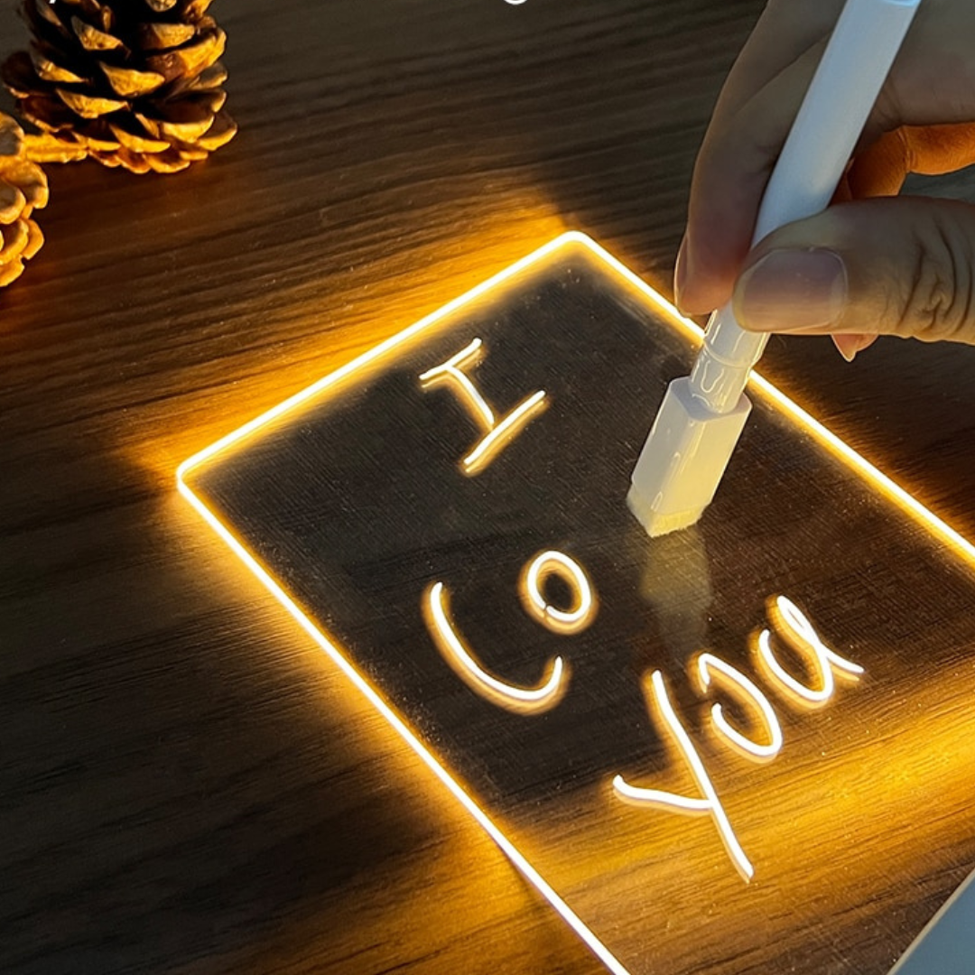 Luminária Mágica de Recados e Desenhos Iluminados - O Presente Perfeito Para a Sua Pessoa Favorita! - Imagem 2