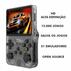 Mini Console De Jogos Retrô Portátil com 15.000 Jogos